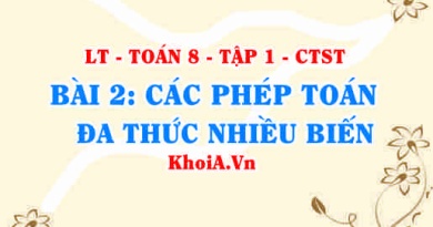 Cách cộng, trừ hai đa thức, nhân hai đa thức, chia đa thức cho đơn thức? Ví dụ? Toán 8 bài 2 ct1c1b2